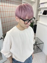 ペレ 渋谷(PELE)&nbsp;デザインカラー/レイヤーカット/ウェットヘア/オリーブベージュ