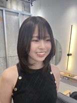 イオエ 梅田(ioe) ダブルカラー/大人ボブ/黒髪スタイル/髪質改善/縮毛矯正