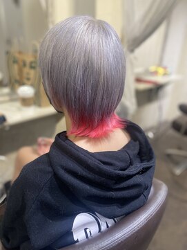 リアリス フレーゼ(Realis Fleuze) シルバー×レッドグラデーションカラー