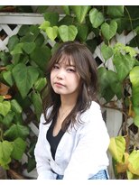 ポルコ(porco.)&nbsp;20代30代40代前髪黒髪イメチェンアンブレラカラーこなれミディ