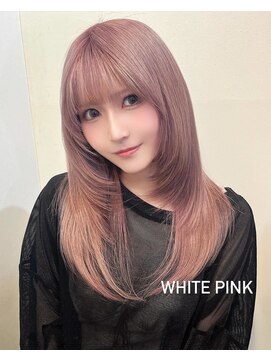 ラック 津田沼(LUCK) ホワイトピンク/津田沼/ブリーチ/推しカラー