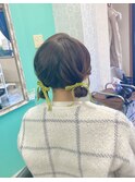ツインおだんごリボン
