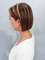 アイティー バイ アルバム 中野店(IT by ALBUM)&nbsp;ショートミディアム美髪くびれミディ外ハネボブ_ba544691