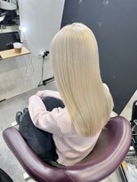 センス(SENSE.)&nbsp;絹髪抜きっぱなしホワイトブロンド