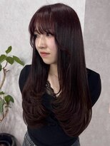 イリ 大阪(ili)&nbsp;ハイライトカラーミルクティーベージュレイヤーカット