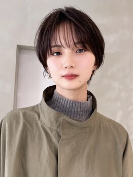 トゥナ 六角(Tuna)の写真/小顔魅せも叶う♪ショートヘアが初めてでも後悔させない…360度どこから見ても美しいスタイルへ◎