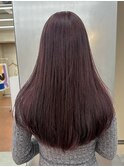 ブリーチなしダブルカラーラベンダーグレージュアッシュレイヤー