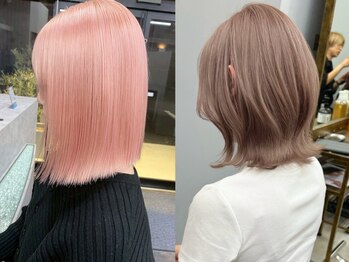 オズ 安積店(OZ)の写真/《*お客様の魅力を引き出すカラーデザイン*》ワンカラーでも透明感のある色味で、おしゃれな印象に[郡山]
