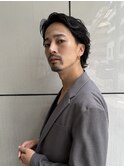 64オールバック×緩ツイストミディ