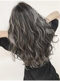 ☆grow 渋谷☆グレージュ×ホワイト3Dハイライト