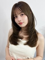 ピープスアンドスー 表参道 渋谷(Peeps&Suu.)&nbsp;海外風レイヤー/内巻きワンカール/バタフライカット/渋谷/表参道