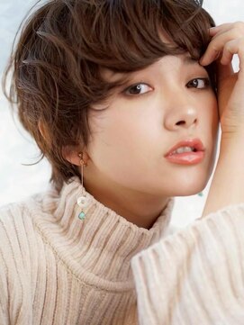 コンティロミー(CONTI ROMMY.) 大人可愛いショート◎ナチュラルブラウンパーマ風20代～50代