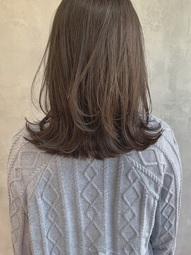 キチ(kichi.) [kichi.] レイヤーカット×柔らかグレージュ