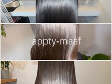 アプティ マーフ(appty maaf)の雰囲気（髪質改善＆デザインカラーで、透明感と色味と艶を楽しむ♪）