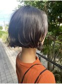 切りっぱなしボブ