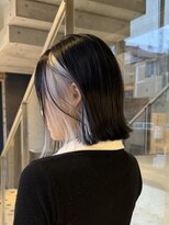 ヲタク(wotaku.) インナーカラーイヤリングカラーポイントカラーブリーチホワイト