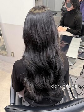 グラフ 銀座(GRAFF) ロングレイヤー/ダークグレージュ/暗髪/艶髪