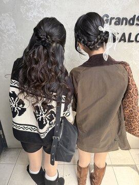 コトナ(kotona) 【お友達とヘアアレンジ】ヘアセットツインテールツインポニー