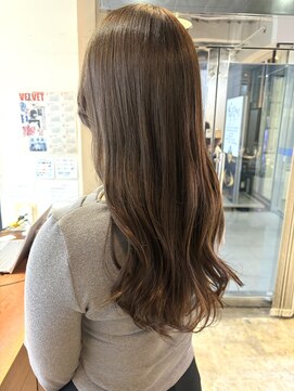 セブンベルベット(7 Velvet) オリーブグレージュ/グレージュ/髪質改善カラー　【博多】