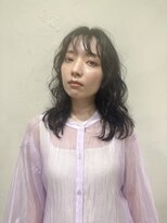キヨミ 札幌東区役所(KIYOMI)&nbsp;ミディアムパーマスタイル