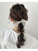 ふわふわヘアアレンジ