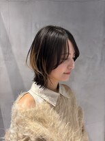 エリマ 調布(elima)&nbsp;調布ダブルカラーレイヤーボブウルフショートミルクグレージュ