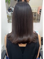 ヘアーサロンアンク(hair salon anc)&nbsp;外ハネロングのケラフェクトトリートメント