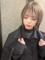 ルクス(Lux)&nbsp;hairLux浜松天王・三ヶ日・ブリーチ無しミルクティーカラー