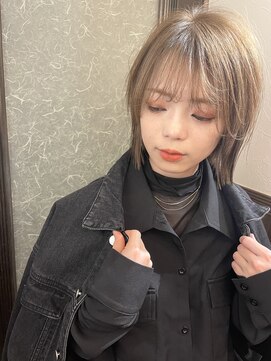 ルクス(Lux) hairLux浜松天王・三ヶ日・ブリーチ無しミルクティーカラー
