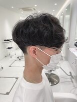 イフメンズサロン 柏(if men's salon)&nbsp;波巻きパーマ×刈り上げマッシュ