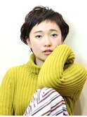 オン眉ベリーショート