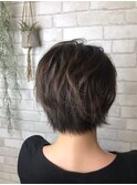 ショート/ショートボブ/くびれショート/丸みショート