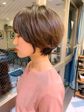 ロンド パルティール 大宮(Lond partir) 【石田勇士郎】アッシュブラウン外ハネネオウルフショート