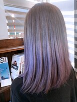 ザ カラー ラボ(THE COLOR LABO)&nbsp;グラデーションカラー　グレージュ　ロイヤルパープル