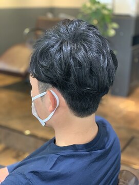 シェノンヘア(Chainon hair) ツーブロ×ニュアンスパーマ