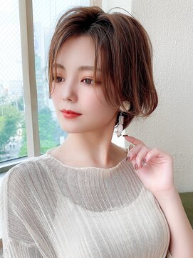 ラルユー 金山(LallYou) 大人かわいい/ショートボブ/小顔ショート/艶カラー/20代30代40代