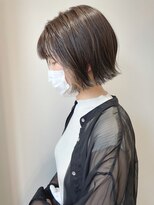 エレノア 梅田店(Eleanor)&nbsp;オリーブグレージュ×インナーカラー