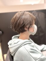 ジエクト 本店(The Ect)&nbsp;脱白髪染め/シャンパンベージュ/ミルクティーブラウン/ショート