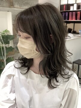 オリンテ バイ レシッド 表参道(orente by rcid) 表参道・青山☆斜めバング フレンチカジュアル/アッシュオリーブ