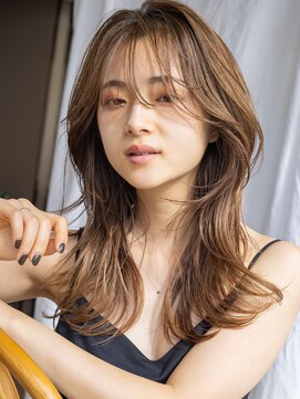 アフロート ギンザ(AFLOAT GINZA) 【白川】20代30代40代シースルーバングパールグレー23.2.24