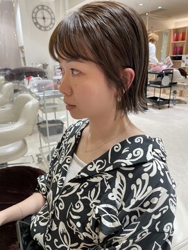 ヘアポケット スタイル店(HAIR POCKET) ミニボブ×ハイトーンベージュ