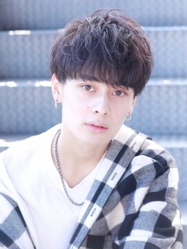 ドーバー 中野(Dover) メンズ/束感ショート 波巻きパーマツイストスパイラル