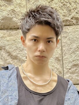 ロンド ローガン 名駅(Lond LOGAN) アップバング スパイキーショート メンズカット 名駅