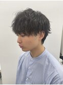 ☆メンズ/再現性◎波巻きパーマ/水戸/骨格矯正カット/学割U24
