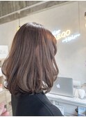 【ふんわりカール×明るく白髪をボカすクリスタルグレージュ☆】