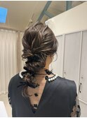 リボン編み下ろし