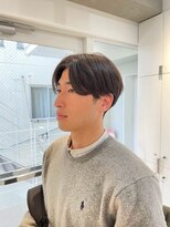 <翁長孝輔>メンズ黒髪センターパート/ビジネス◎