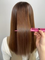 ヘアーアンドビューティーザ エフ(Hair Beauty the F)&nbsp;＊艶髪_METEO_髪質改善トリートメント_オレンジブラウン_m51