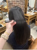 美髪縮毛矯正で艶髪ストレート♪韓国風レイヤーカットなら◎