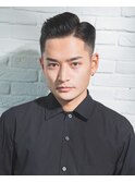 七三フェード バーバースタイル ラフカール ビジネスマン